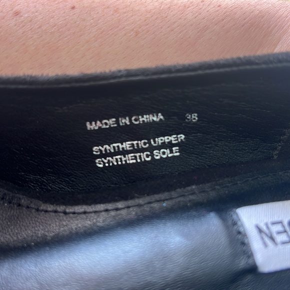 Steve Madden Black Drey Microsuede Block Heel - Picture 7 of 8